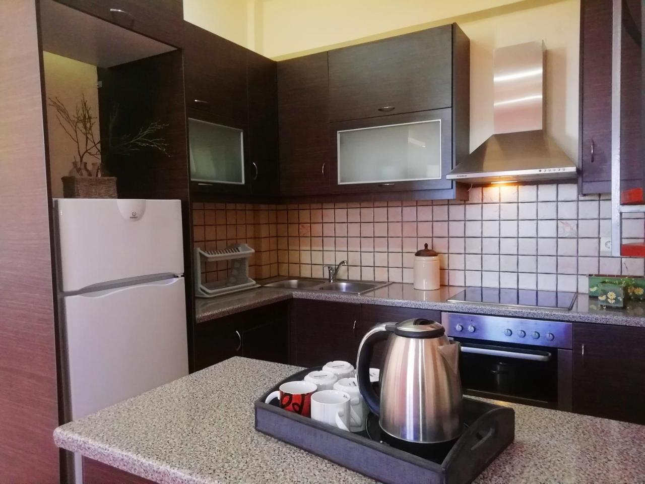 Point Twins Apartments Vrontádos Dış mekan fotoğraf