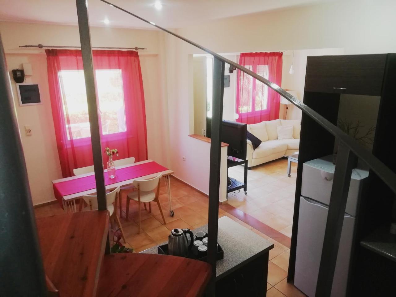 Point Twins Apartments Vrontádos Dış mekan fotoğraf