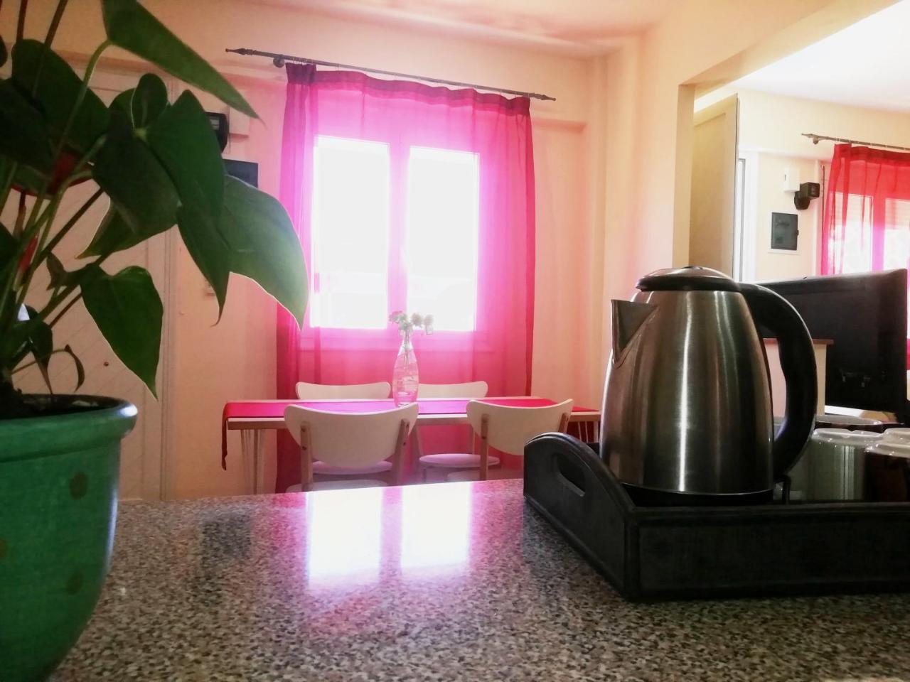 Point Twins Apartments Vrontádos Dış mekan fotoğraf
