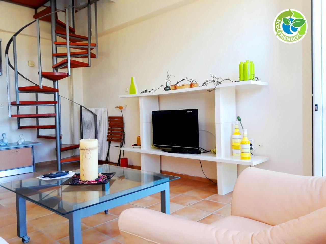 Point Twins Apartments Vrontádos Dış mekan fotoğraf