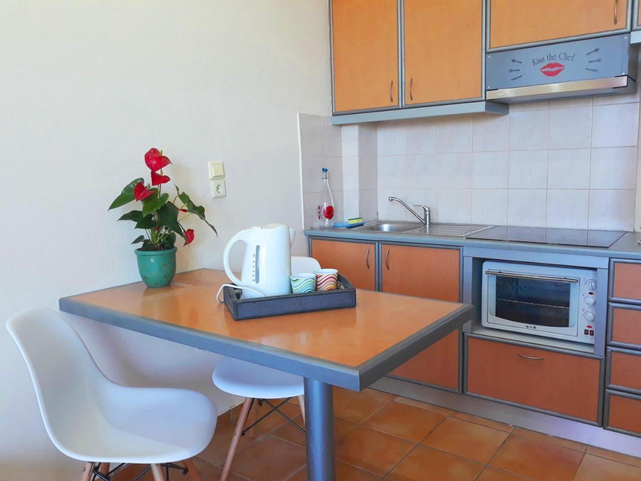 Point Twins Apartments Vrontádos Dış mekan fotoğraf