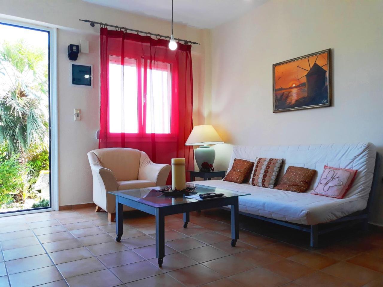 Point Twins Apartments Vrontádos Dış mekan fotoğraf